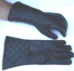 Padded Leather Gloves