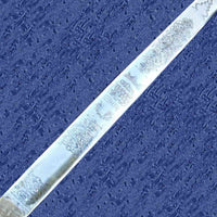 British Commonwealth Infantry Officers Sword - EIIR Blade Etching Detail