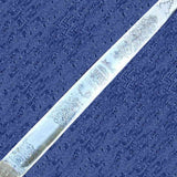 British Commonwealth Infantry Officers Sword - EIIR Blade Etching Detail