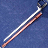 British Commonwealth Infantry Officers Sword with Leather Scabbard