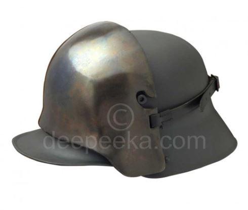 German Helmet Front Plate