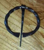 Hand Forged Twisted Brooch